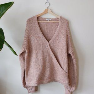 Madewell - Beresford Wrap-Front Pullover Sweater